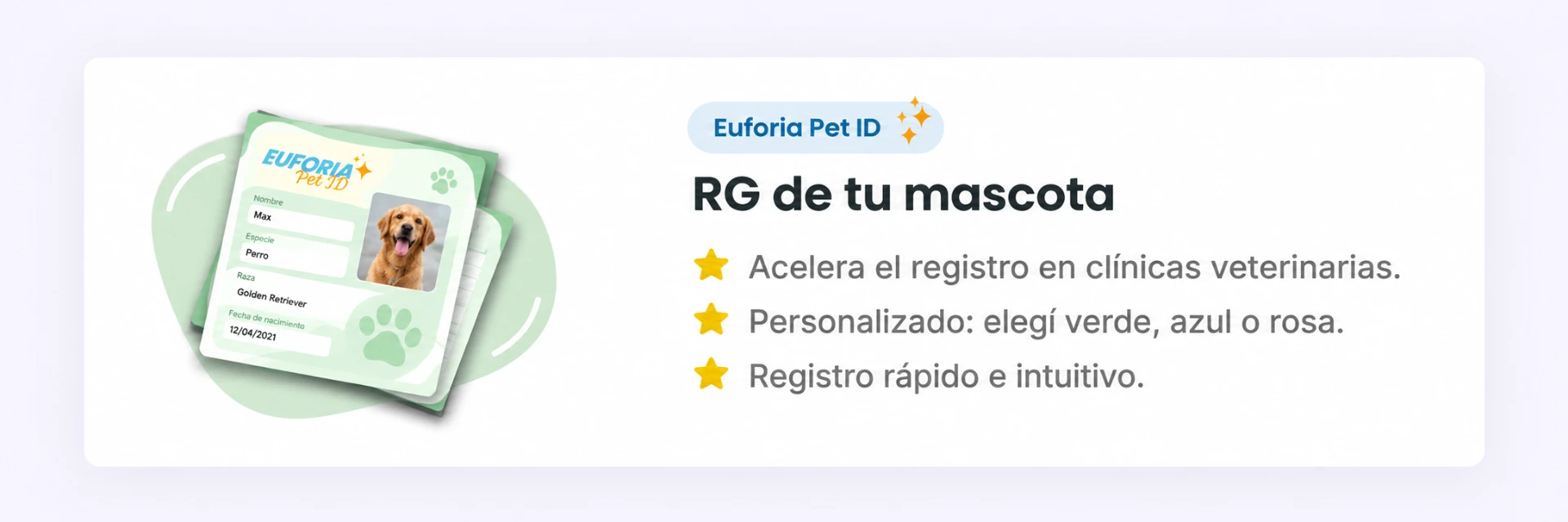 Modelo ilustrativo: DNI de Mascota